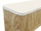 14 feet x 29" Natural Brown Burlap Banquet Trade Show Table Skirt - 168" x 29"
